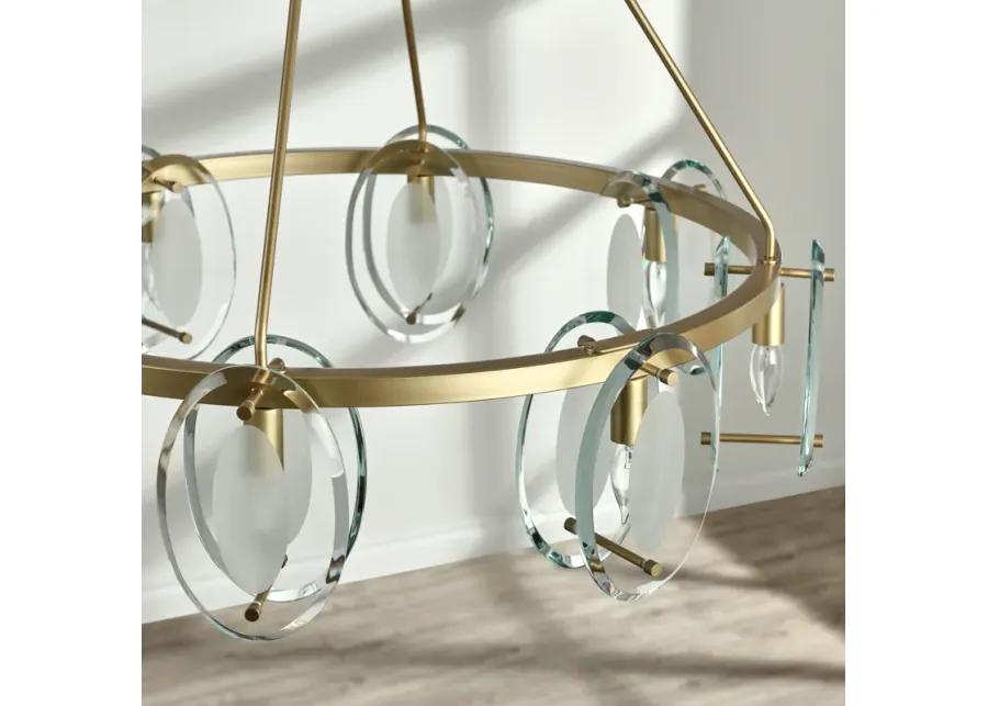 Gina 8-Light Gold Chandelier