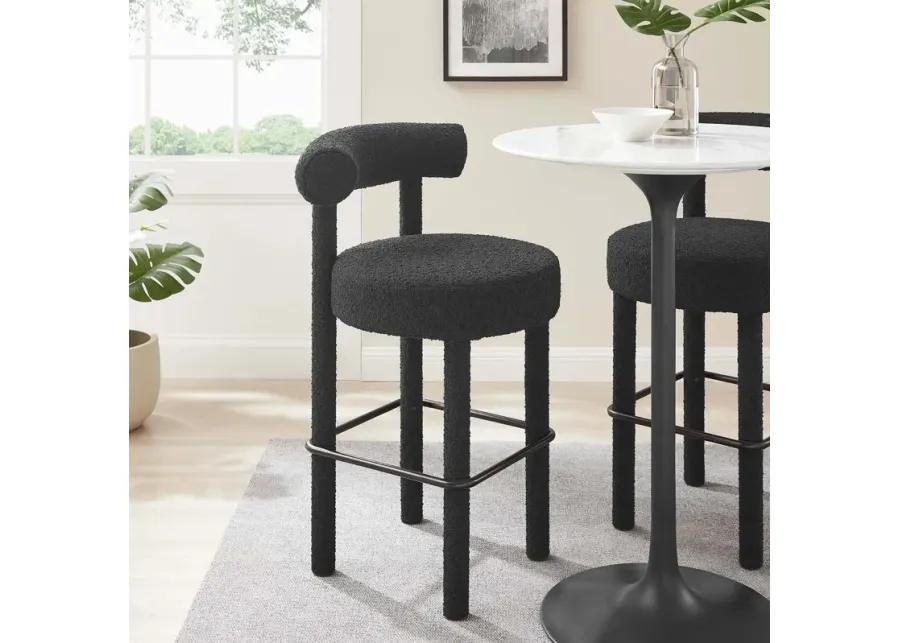 Toulouse Boucle Fabric Bar Stool - Set of 2