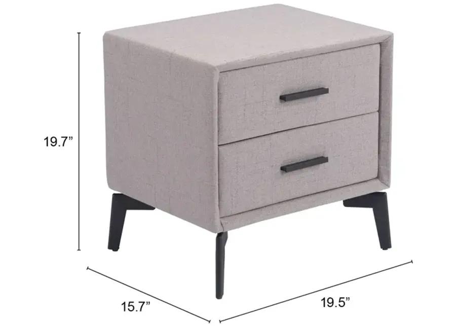 Halle Side Table Gray