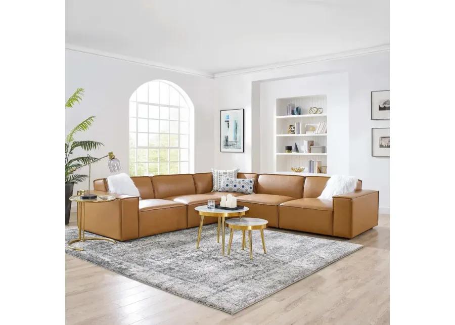 Restore 5-Piece Vegan Leather Sectional Sofa