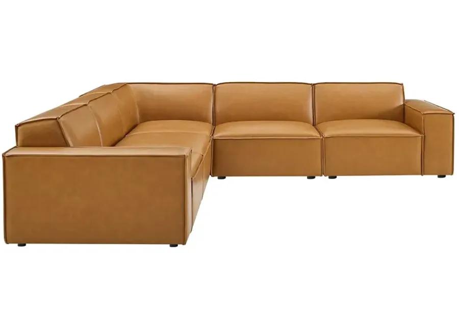 Restore 5-Piece Vegan Leather Sectional Sofa