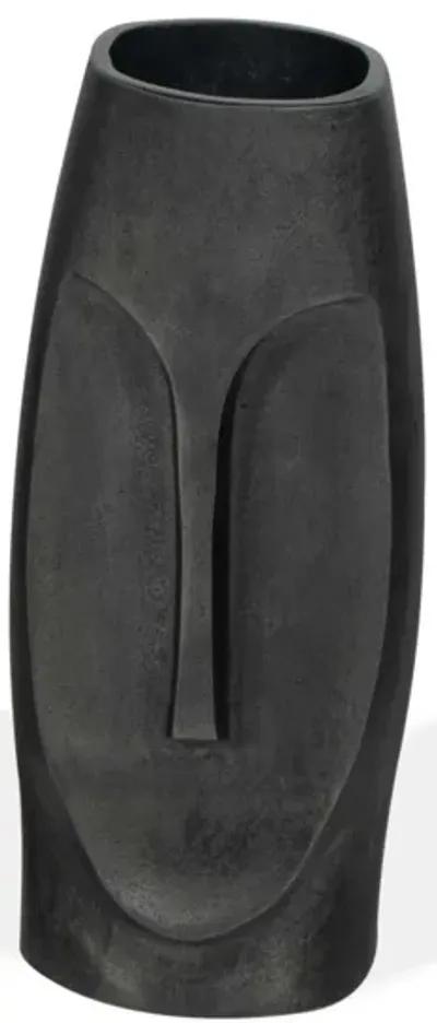 Nohea Metal Vase Gray, Small