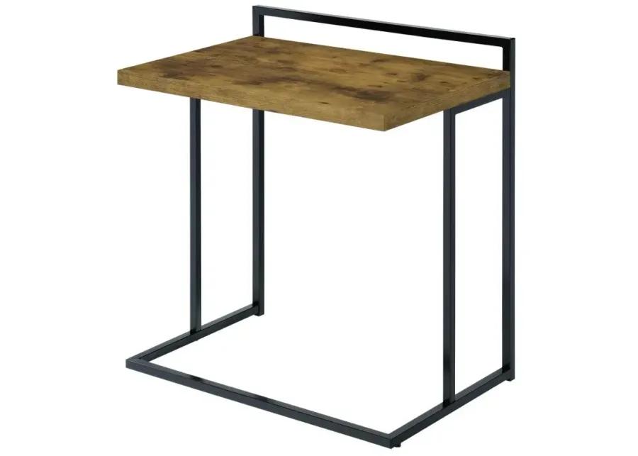 Aaliyah Rectangular Snack Table with Metal Base