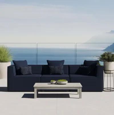 Saybrook Outdoor Upholstered 3-Piece Sofa