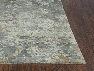 Artistry Gray Classic NZ Wool/Tencel Blend 8' x 10' Rectangle Rug