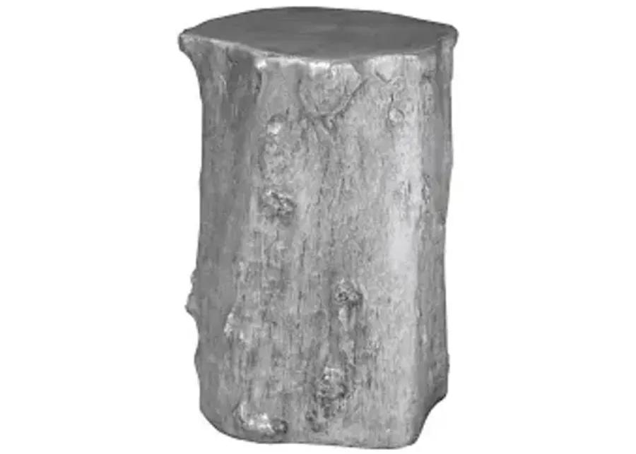 log stool, silver leaf, md