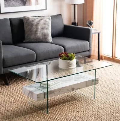 KAYLEY GLASS COFFEE TABLE