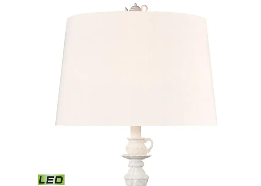 Rosetta Cottage 35'' High 1-Light Table Lamp - Matte White - Includes LED Bulb