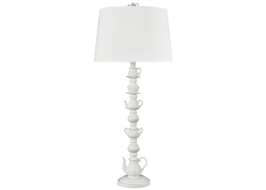 Rosetta Cottage 35'' High 1-Light Table Lamp - Matte White - Includes LED Bulb