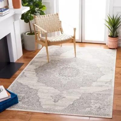 Brentwood 802 Ivory / Beige 6'-7" X 6'-7" Square Square Powerloomed Rug