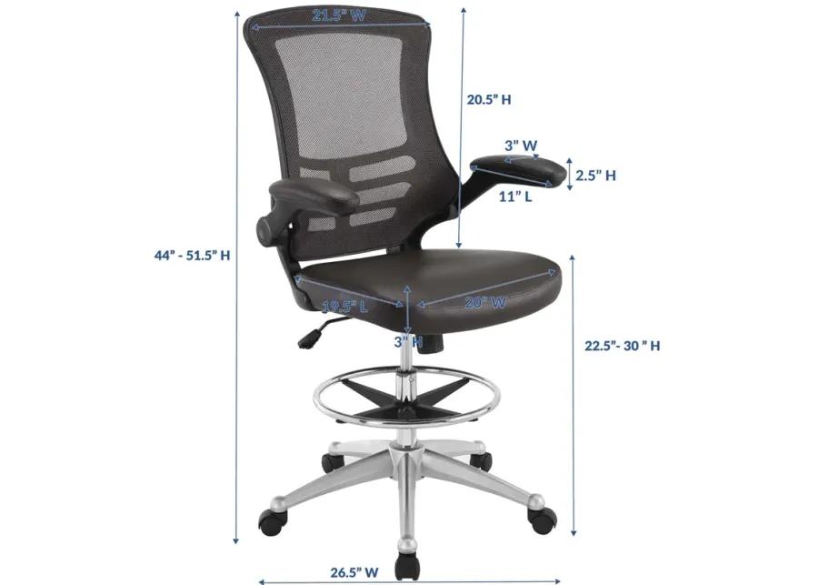 Attainment Vinyl Drafting Chair