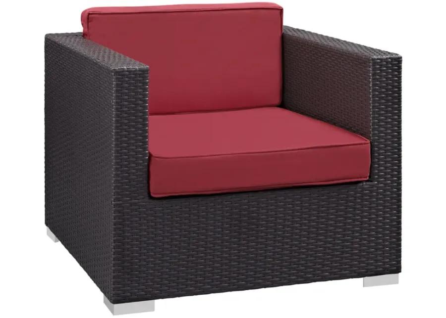 Convene 5 Piece Outdoor Patio Sectional Set