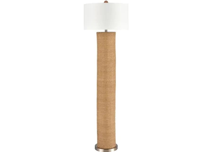 Mulberry Lane 64'' High 1-Light Floor Lamp - Natural - Includes LED Bulb