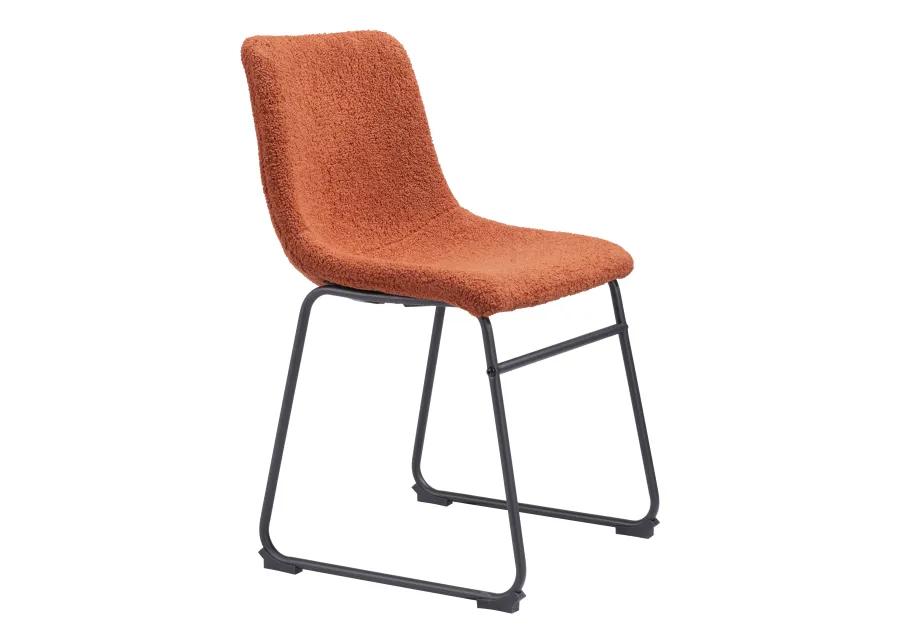 Smart Dining Chair (Set of 2) Burnt Orange