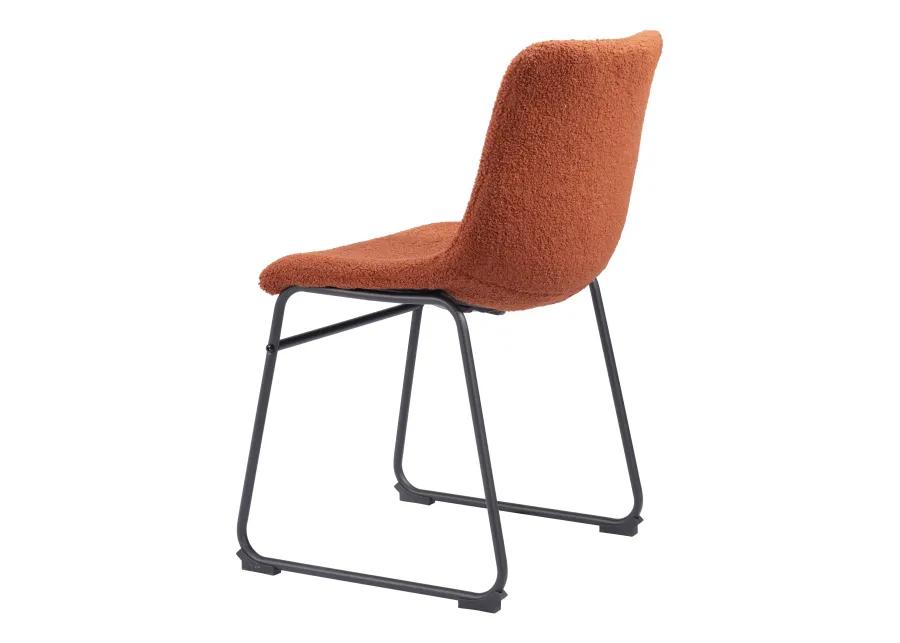 Smart Dining Chair (Set of 2) Burnt Orange