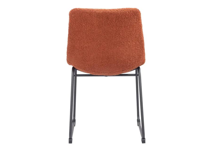 Smart Dining Chair (Set of 2) Burnt Orange