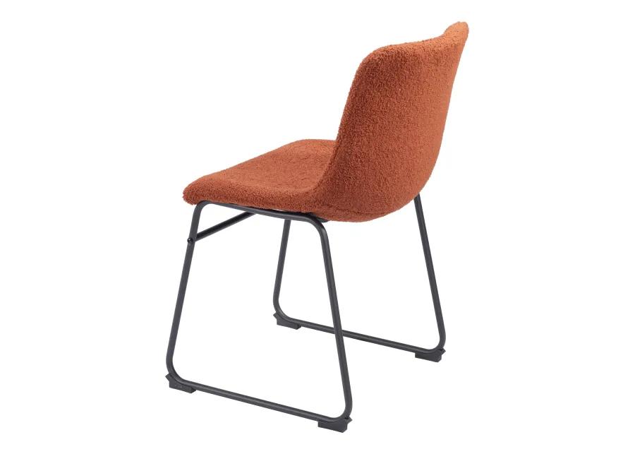 Smart Dining Chair (Set of 2) Burnt Orange