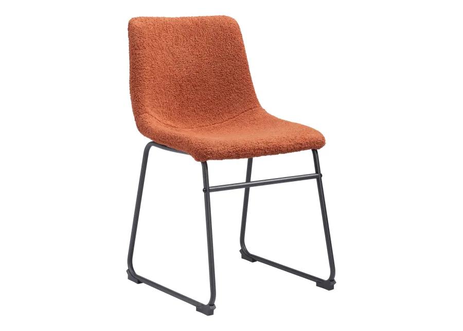 Smart Dining Chair (Set of 2) Burnt Orange