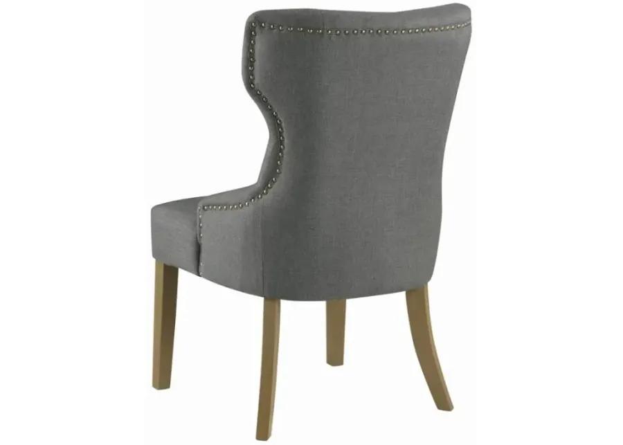 Baney Tufted Upholstered Dining Chair Grey