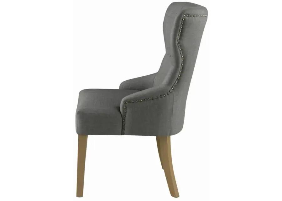 Baney Tufted Upholstered Dining Chair Grey