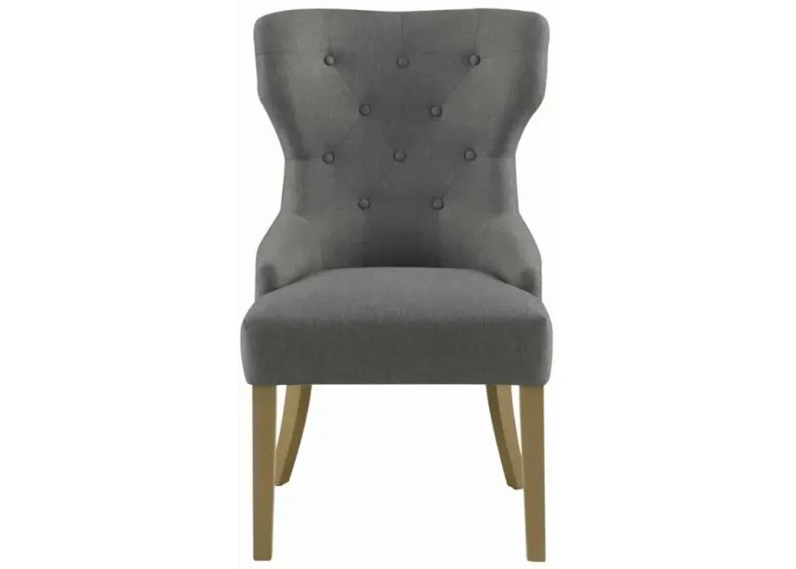 Baney Tufted Upholstered Dining Chair Grey