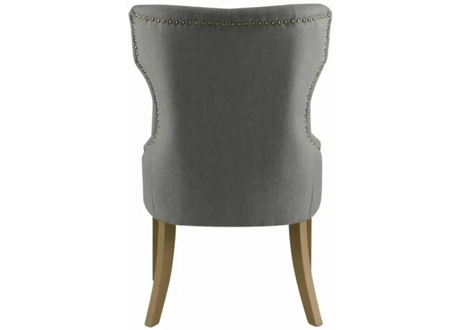 Baney Tufted Upholstered Dining Chair Grey