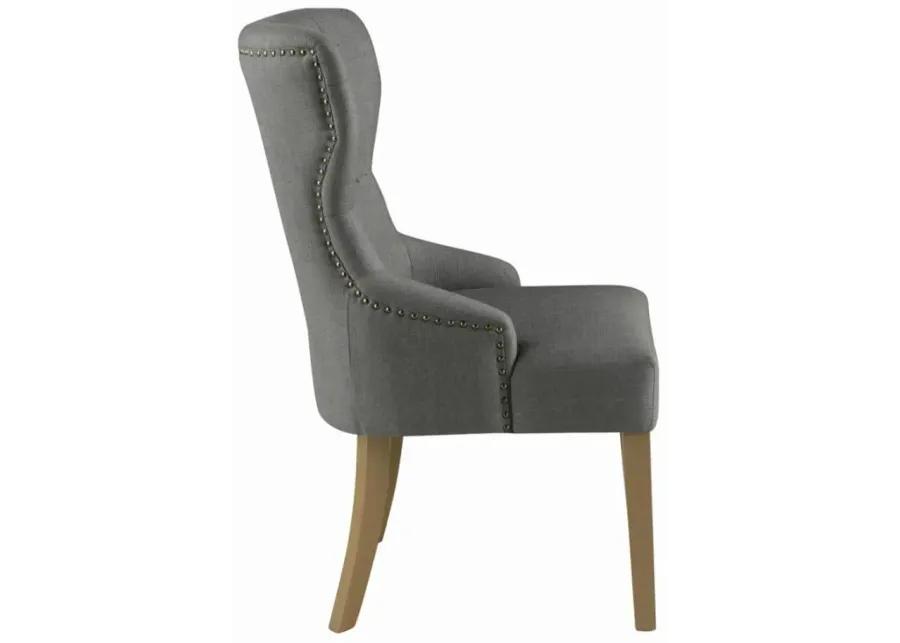 Baney Tufted Upholstered Dining Chair Grey