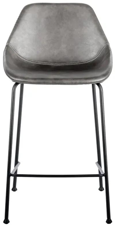 Corinna Counter Stool in Dark Gray - Set of 2