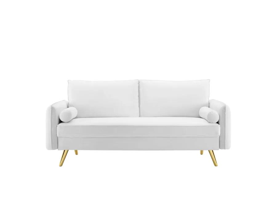 Revive Performance Velvet Sofa