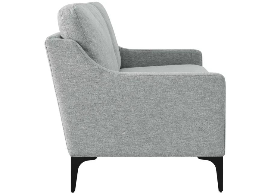 Corland Upholstered Fabric Loveseat