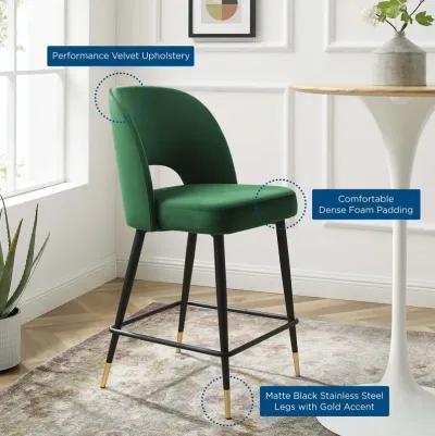 Rouse Performance Velvet Counter Stool