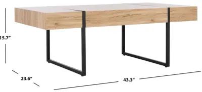 TRISTAN RECTANGULAR MODERN COFFEE TABLE