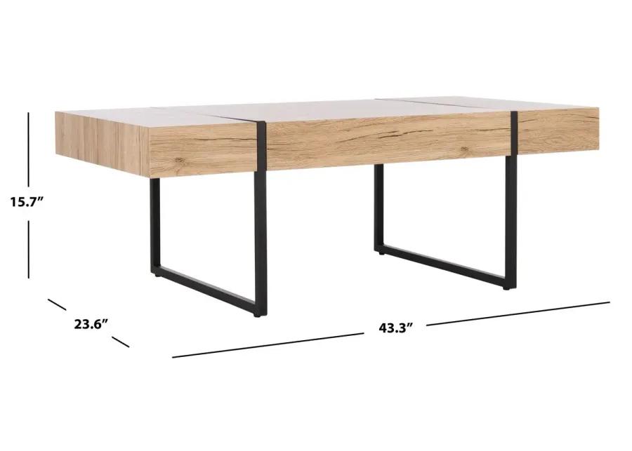 TRISTAN RECTANGULAR MODERN COFFEE TABLE