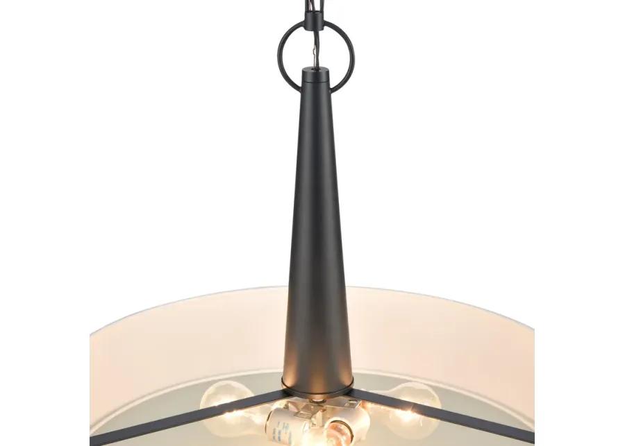 Leo 22'' Wide 4-Light Pendant - Matte Black