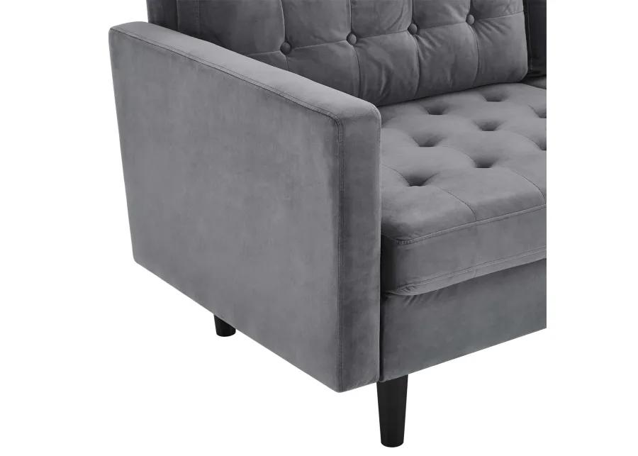 Exalt Tufted Performance Velvet Sofa