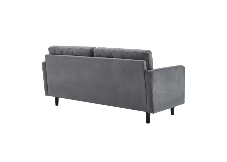 Exalt Tufted Performance Velvet Sofa