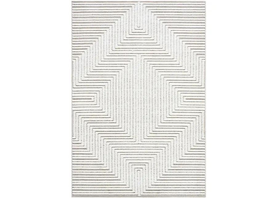 Lyna LYA-2336 7'10" x 10'1" Machine Woven Rug