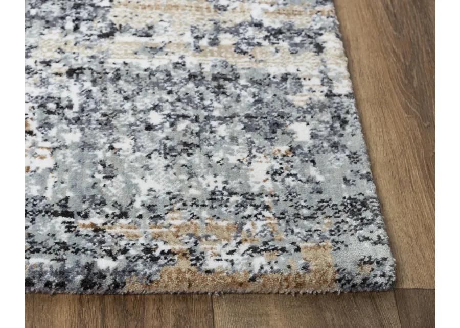 Elite Lt. Gray  Recycled Polyester 9'x12' Rectangle Rug