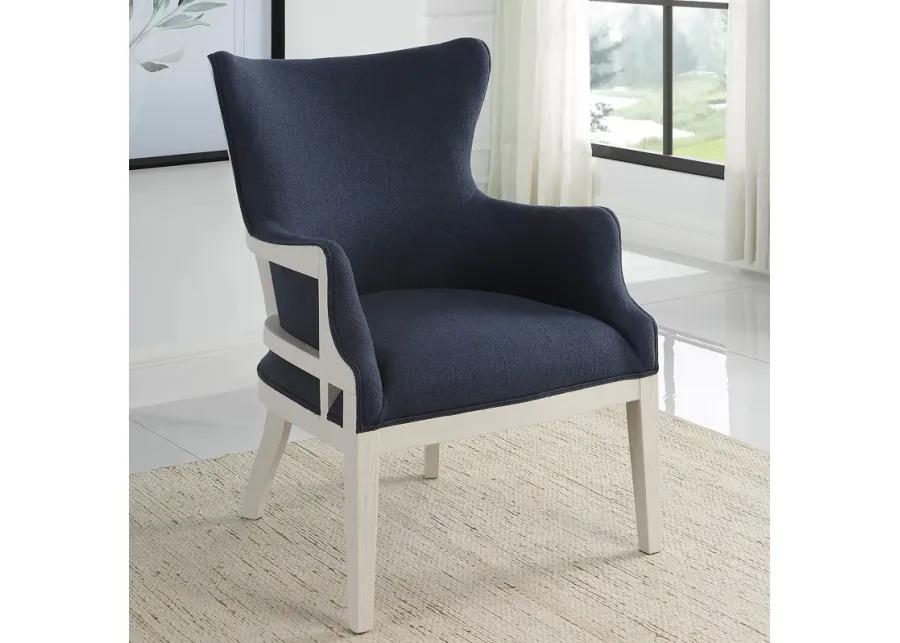 Gordonston Blue Fabric Accent Chair