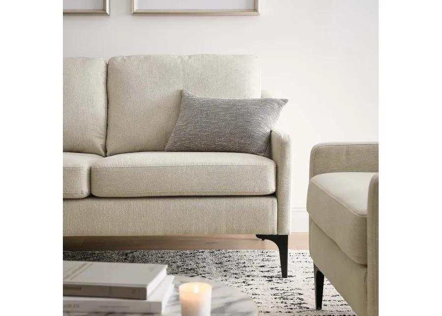 Corland Upholstered Fabric Loveseat