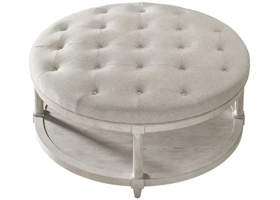 Lacie Round Ottoman