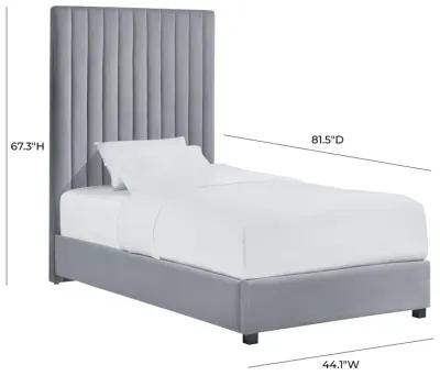 Arabelle Grey Bed Twin