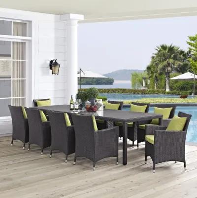 Convene 11 Piece Outdoor Patio Dining Set