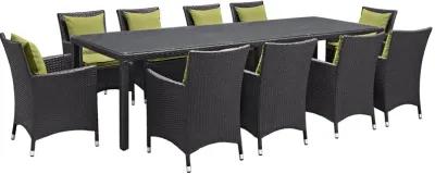 Convene 11 Piece Outdoor Patio Dining Set