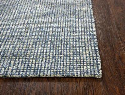 Talbot Blue Tweed Wool 8' x 11' Rectangle Rug