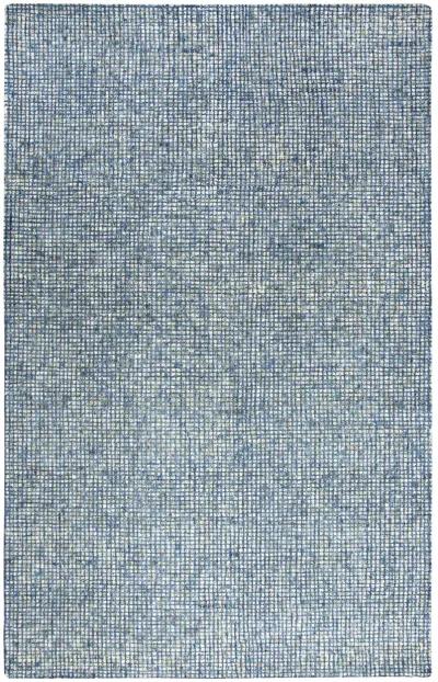 Talbot Blue Tweed Wool 8' x 11' Rectangle Rug