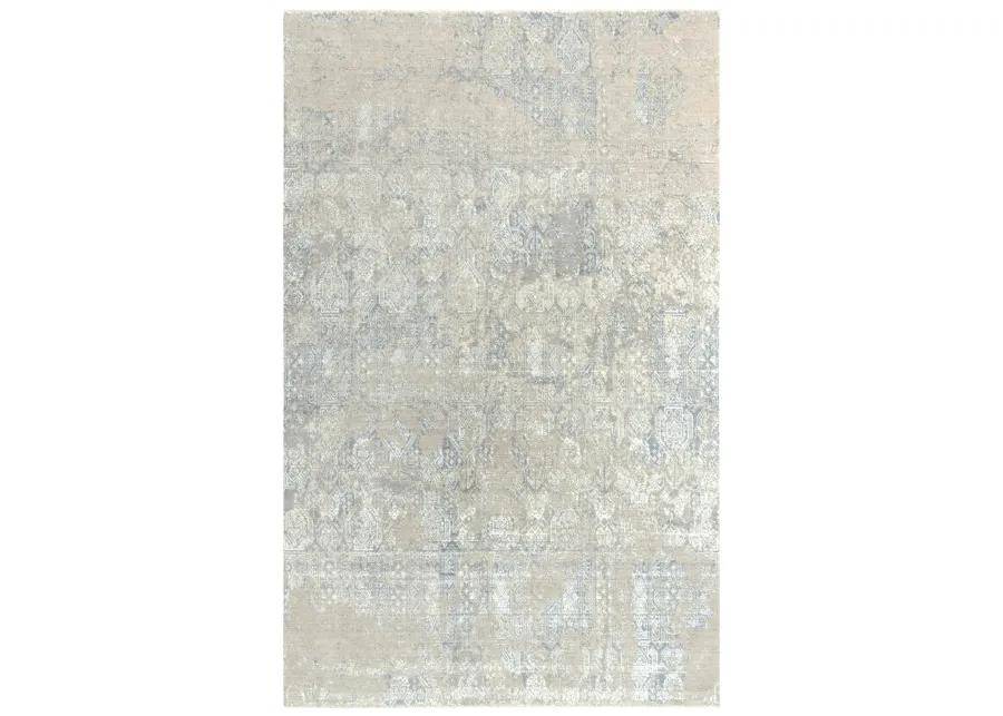 Couture Gray/Taupe Classic/Updated NZ Wool/Tencel Blend 10' x 13' Rectangle Rug