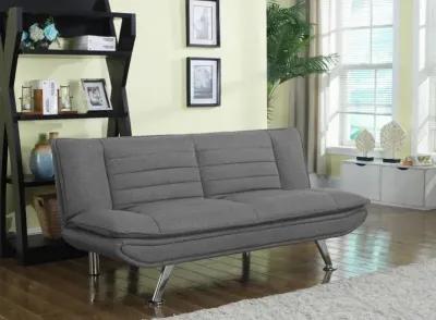 Julian Upholstered Sofa Bed with Pillow-top Seating Grey