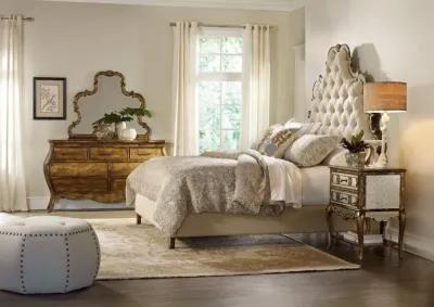 Sanctuary King Tufted Bed - Bling