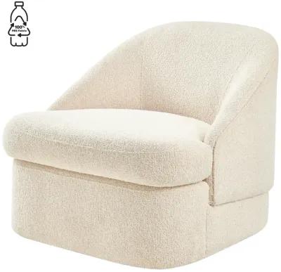 Hurley Fabric Swivel Accent Chair, Palladian Beige 